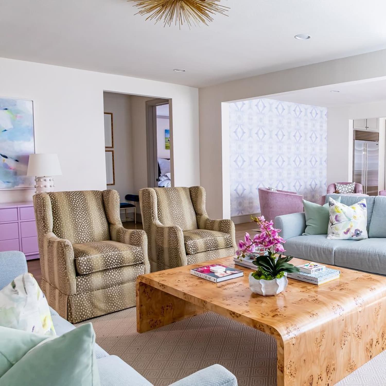 We re Seeing this Dramatic Retro Living Room Trend Everywhere Are